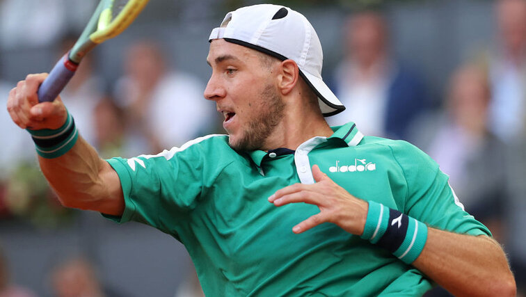 Jan-Lennard Struff bei seinem Run in Madrid 2023