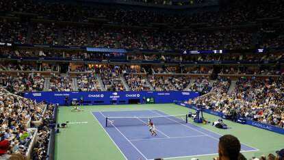 Im Arthur Ashe Stadium wird der größte Preis des Sommers vergeben Im Arthur Ashe Stadium wird der größte Preis des Sommers vergeben