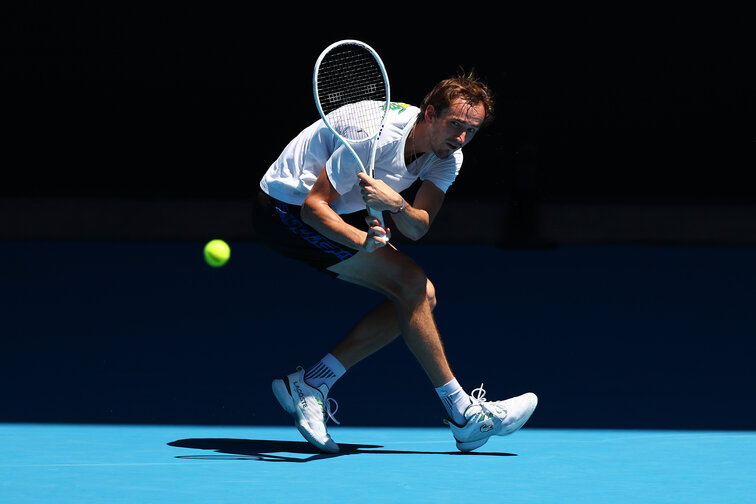 Daniil Medvedev is in round two at the Australian Open