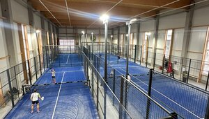 So sieht die Padelbase-Halle in Linz aus! So sieht die Padelbase-Halle in Linz aus!