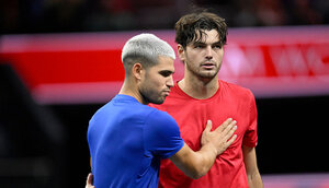 Carlos Alcaraz und Taylor Fritz spielten auch in San Francisco