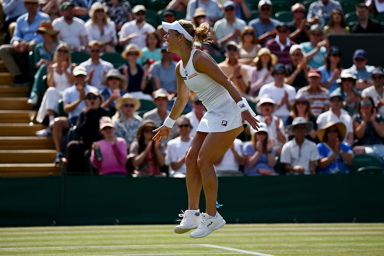 Laura Siegemund stieß in Wimbledon ins Viertelfinale vor Laura Siegemund stieß in Wimbledon ins Viertelfinale vor