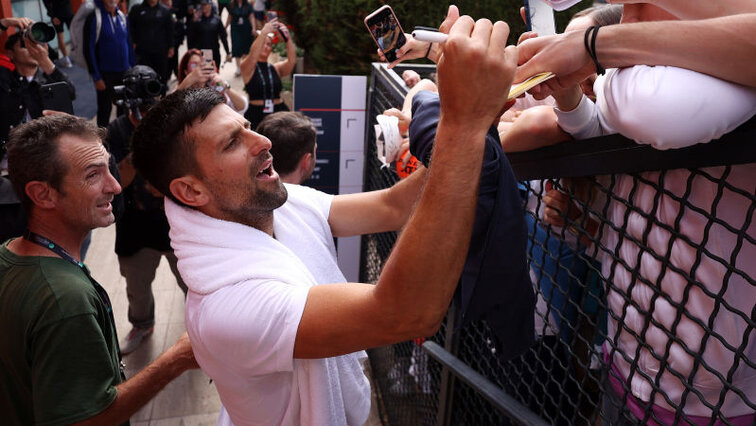 Novak Djokovic - Rom sıcak aufgenommen'e dalın
