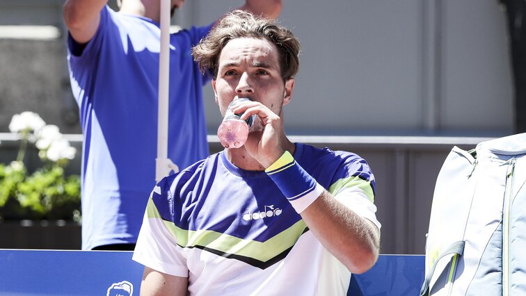 Jan-Lennard Struff am Donnerstag in Kitzbühel Jan-Lennard Struff am Donnerstag in Kitzbühel