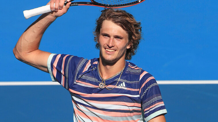 For the first time in the semi-finals of a Grand Slam tournament: Sascha Zverev