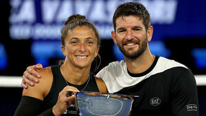 Sara Errani und Andrea Vavassori setzten in diesem Jahr ein Statement für die Doppelkonkurrenzen.