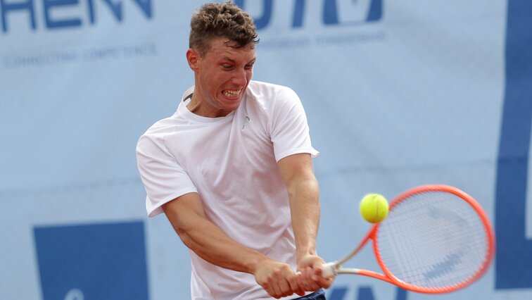 Filip Misolic nahm beim ATP-Challenger in Tulln sensationell die Nummer eins Marco Checchinato aus dem Bewerb.