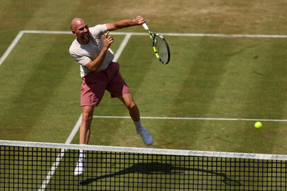 Adrian Mannarino hat in Newport seinen dritten Titel gewonnen