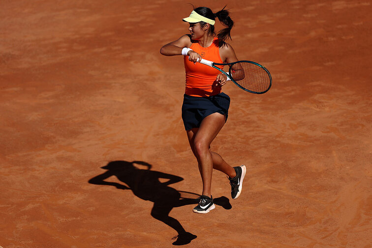 Emma Raducanu zeigte eine starke Leistung Emma Raducanu zeigte eine starke Leistung