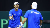 Das südkoreanische Davis-Cup-Team darf sich über einen großen Erfolg freuen.