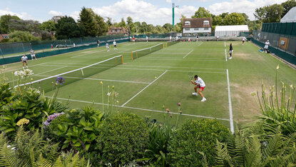 Der Aorangi Park im All England Lawn Tennis Club Der Aorangi Park im All England Lawn Tennis Club