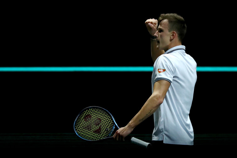 Marton Fucsovics steht beim ATP-Event von Rotterdam im Finale Marton Fucsovics steht beim ATP-Event von Rotterdam im Finale