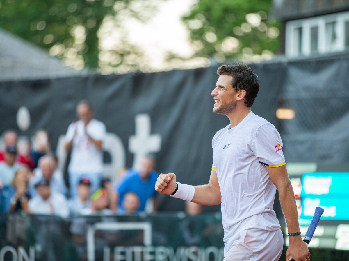 ATP Bastad Dominic Thiem schlägt Emil Ruusuvuori in drei engen Sätzen · tennisnet