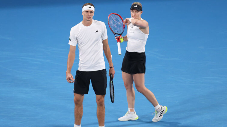 Im Mixed können Alexander Zverev und Angelique Kerber noch den Sieg gegen Frankreich einfahren.