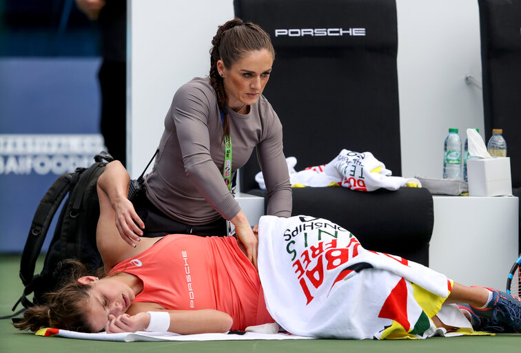 Verletzt ausgeschieden: Julia Görges Julia Görges