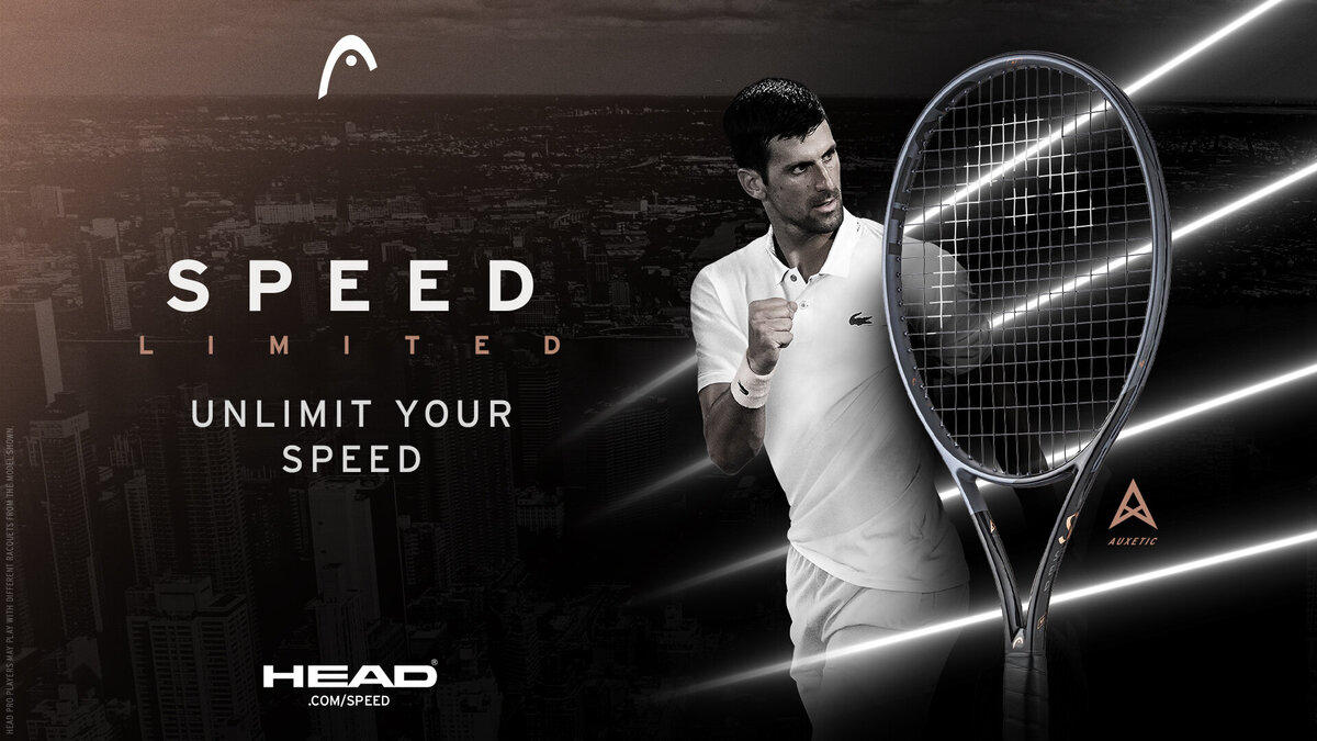 Novak Djokovic Unleashes Power with the New HEAD Speed Pro in 2023