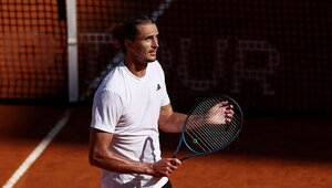 Alexander Zverev hatte in der dritten Runde von Rom mit Vilius Gaubas eine Pflichtaufgabe zu erfüllen.