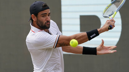 Matteo Berrettini hat noch viel Arbeit vor sich