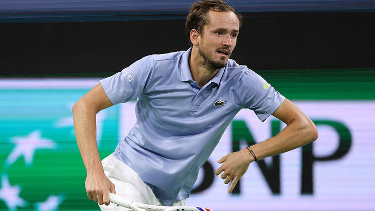 Daniil Medvedev steht zum dritten Mal im Endspiel in Indian Wells