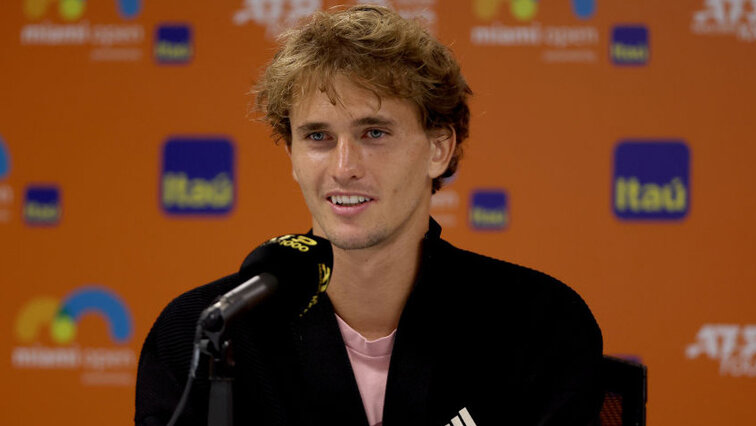 Alexander Zverev am Mittwoch in Miami