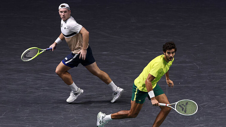 Lucas Miedler und Francisco Cabral sind in Rotterdam mit dem Schrecken davongekommen