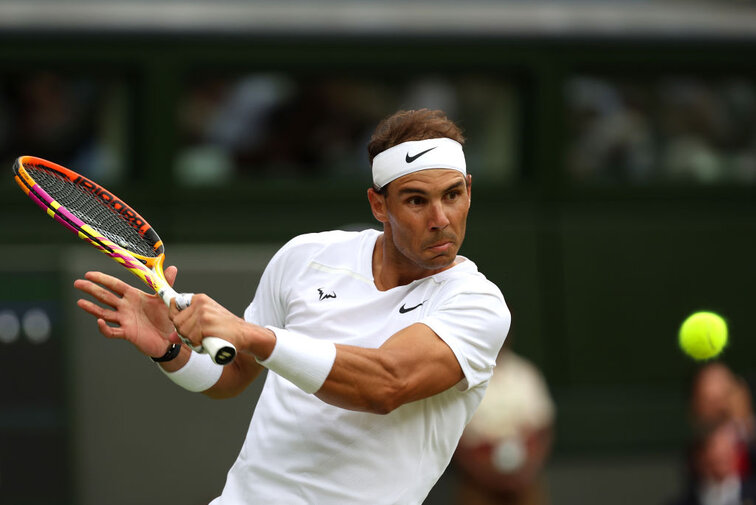 At Wimbledon, Rafael Nadal had to give where