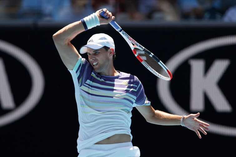 Dominic Thiem at the Australian Open