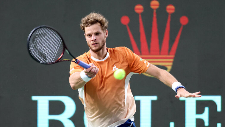 Yannick Hanfmann hat die zweite Runde bei dem ATP-1000-Turnier in Shanghai erreicht Yannick Hanfmann hat die zweite Runde bei dem ATP-1000-Turnier in Shanghai erreicht