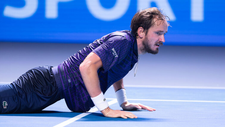 Daniil Medvedev ist in Wien nicht mehr auf die Beine gekommen