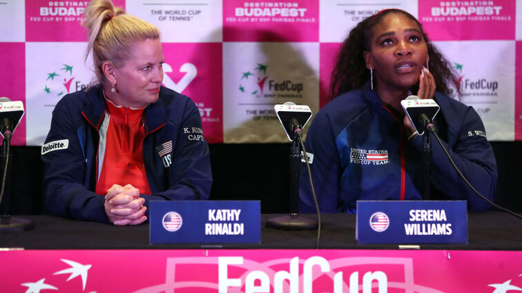 May Kathy Rinaldi plan with Serena Williams?