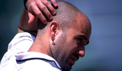FRANCE - MAY 29: FRENCH OPEN PARIS; Andre AGASSI/USA (Photo by Bongarts/Getty Images)