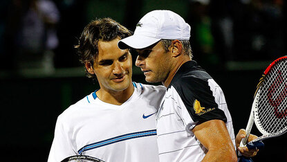 Roger Federer hat immer gerne gegen Andy Roddick gespielt Roger Federer hat immer gerne gegen Andy Roddick gespielt