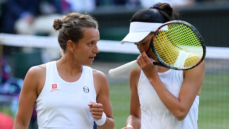 Barbora Strycova und Su-Wei Hsieh durften  in Wimbledon doch noch ran