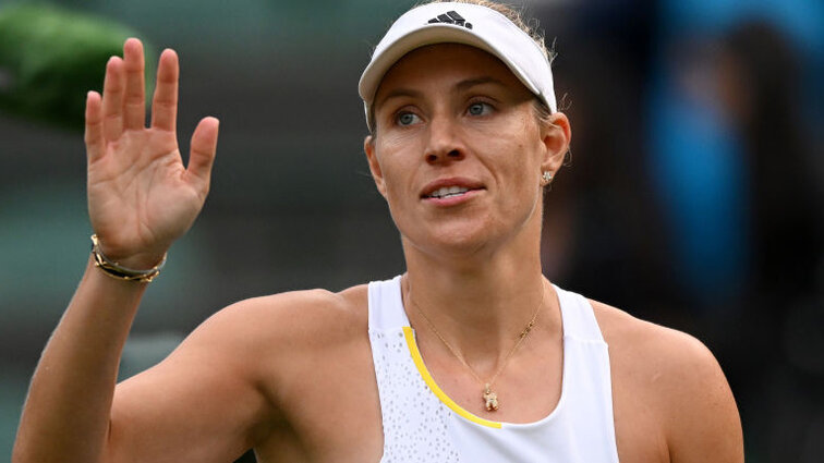 Angelique Kerber got off to a good start in the 2022 Wimbledon tournament