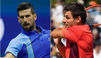 Novak Djokovic bekommt es mit Bernabe Zapata Miralles zu tun