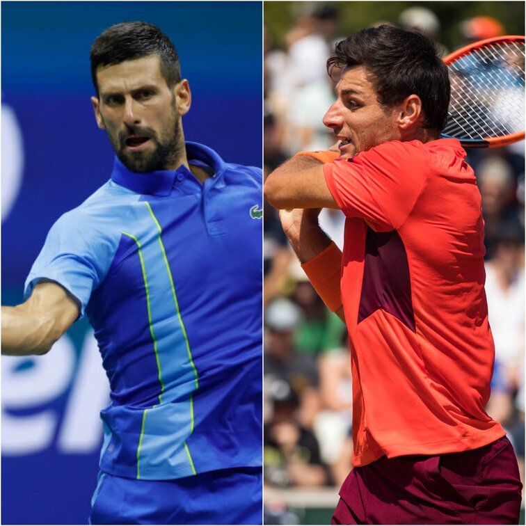 Novak Djokovic bekommt es mit Bernabe Zapata Miralles zu tun