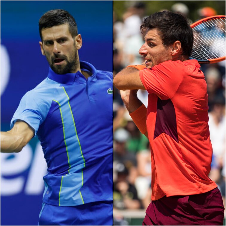 Novak Djokovic bekommt es mit Bernabe Zapata Miralles zu tun Novak Djokovic bekommt es mit Bernabe Zapata Miralles zu tun
