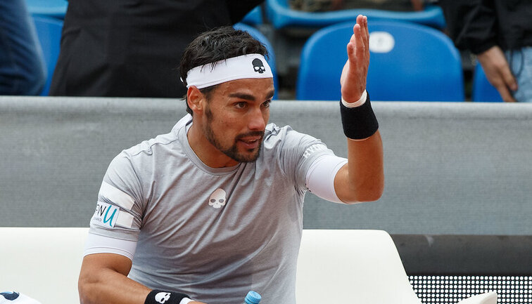 Diskussionsbedarf sieht Fabio Fognini fast immer