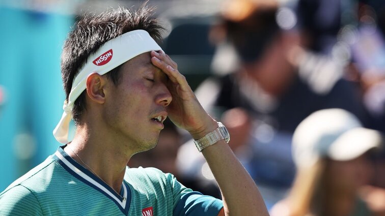 Die Saison 2021 scheint für den Japaner Kei Nishikori vorbei zu sein.
