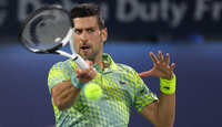 Novak Djokovic in Dubai 2023