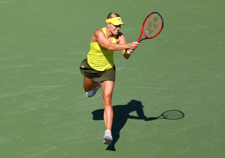 Angelique Kerber faced Victoria Azarenka in the second round in Miami