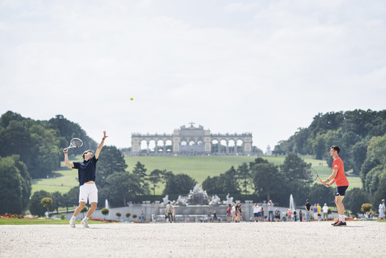 Dominic Thiem and Dennis Novak get in the mood for the Erste Bank Open with a promo video