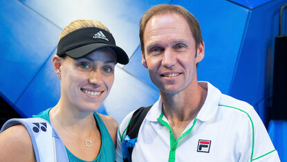 Nur noch Freunde: Angelique Kerber und Rainer Schüttler