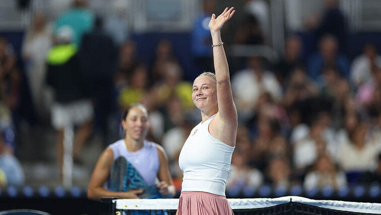 Amanda Anisimova ist seit einiger Zeit wieder mit Freude auf der Tour unterwegs. Amanda Anisimova ist seit einiger Zeit wieder mit Freude auf der Tour unterwegs.