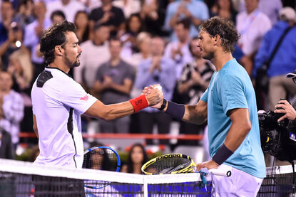 Fabio Fognini und Rafael Nadal treffen im Achtelfinale aufeinander Rafael Nadal führt im Head to Head gegen Fabio Fognini mit 12:4