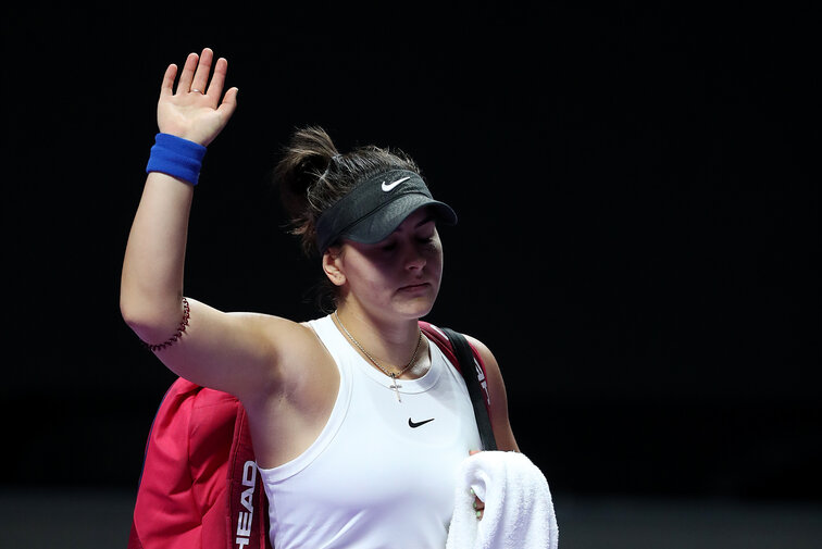 Bianca Andreescu also has to cancel her start in Dubai due to injury.