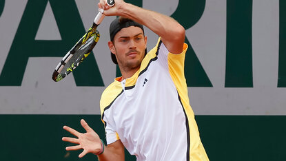 Maximilian Marterer am Sonntag in Roland-Garros Maximilian Marterer am Sonntag in Roland-Garros