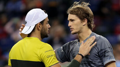 Gute Aussichten für London: Matteo Berrettini und Alexander Zverev Gute Aussichten für London: Matteo Berrettini und Alexander Zverev