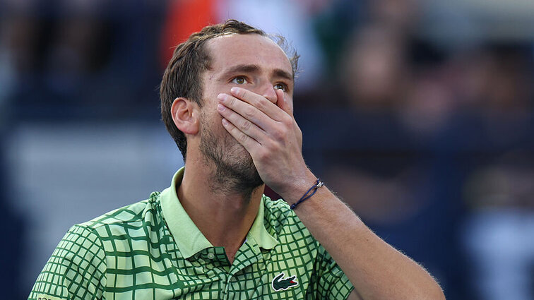 Daniil Medvedev kann's nicht fassen...