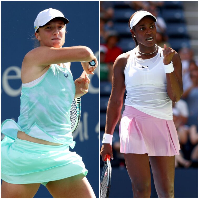 Iga Swiatek wird von Sloane Stephens gefordert